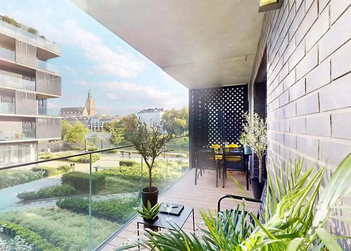 Apartament Z Tarasem I Widokiem Na Rzeke Wroapart-Pl - Apartment With Terrace And River View Wroapart