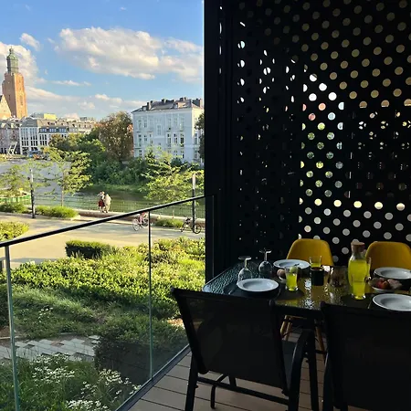 Apartament Z Tarasem I Widokiem Na Rzeke Wroapart-Pl - Apartment With Terrace And River View Wroapart Wroclaw Exterior photo