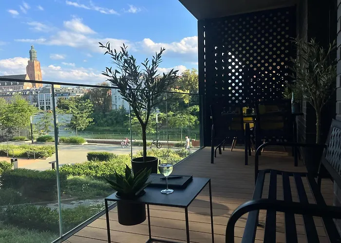 Apartament Z Tarasem I Widokiem Na Rzeke Wroapart-Pl - Apartment With Terrace And River View Wroapart